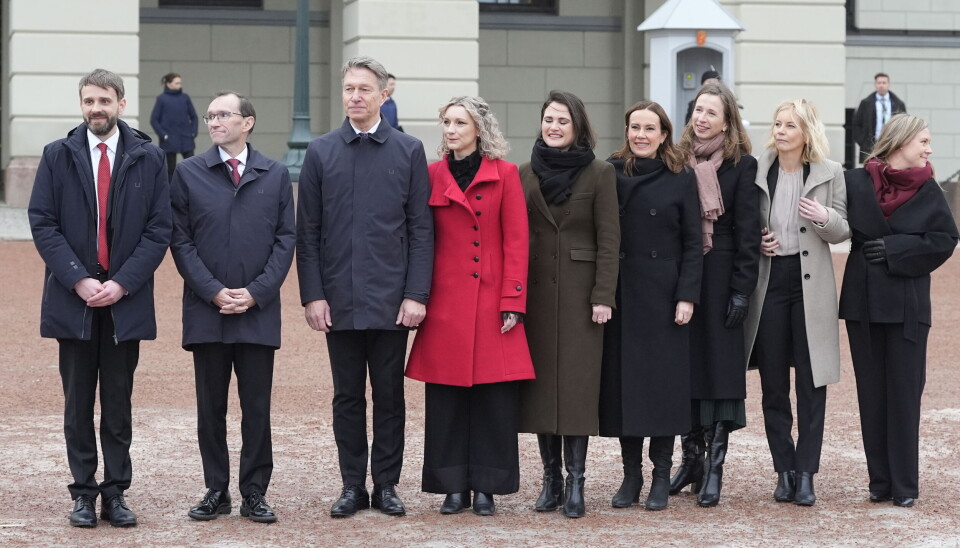 Sigrun Gjerløw Aasland er nummer to fra høyre.