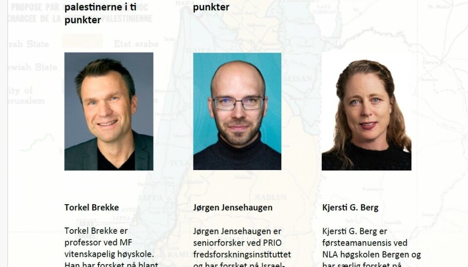 Slik presenteres de tre forskerne av HL-senteret og Dembra.