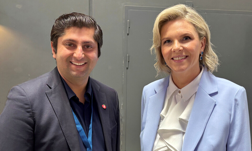 Himanshu Gulati og Sylvi Listhaug