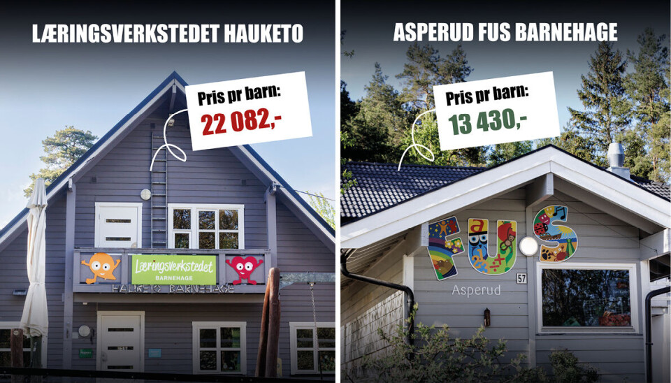 På Hauketo har det utenlandseide bygget vesentlig høyere husleie enn det norskeide.