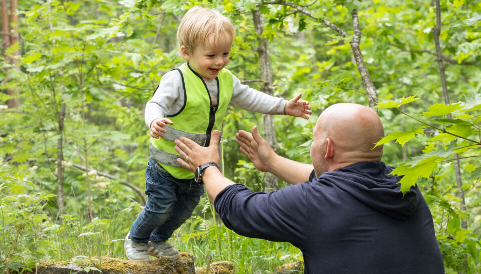 Nicolai Magnusson Richardsen (1) og pedagogisk leder Espen Øby.