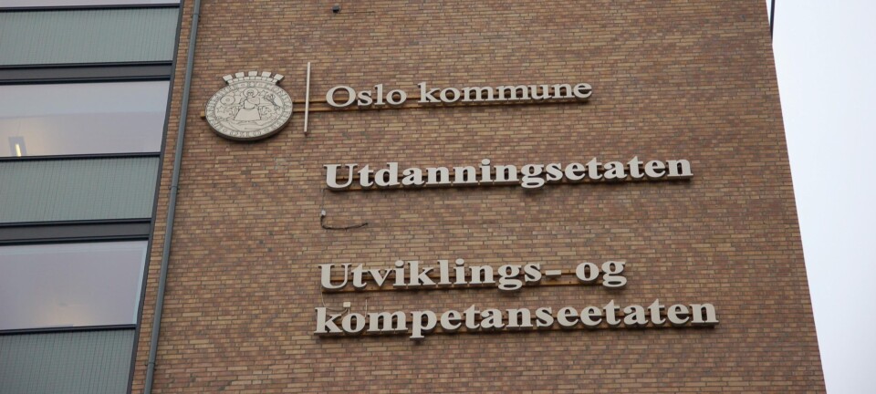 Utdanningetaten må omorganiseres mener byrådet i Oslo