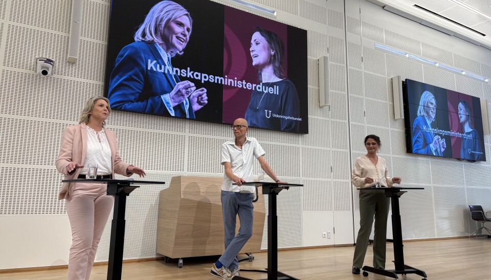 Kunnskapsministerduell mellom Listhaug og Nessa Nordtun.